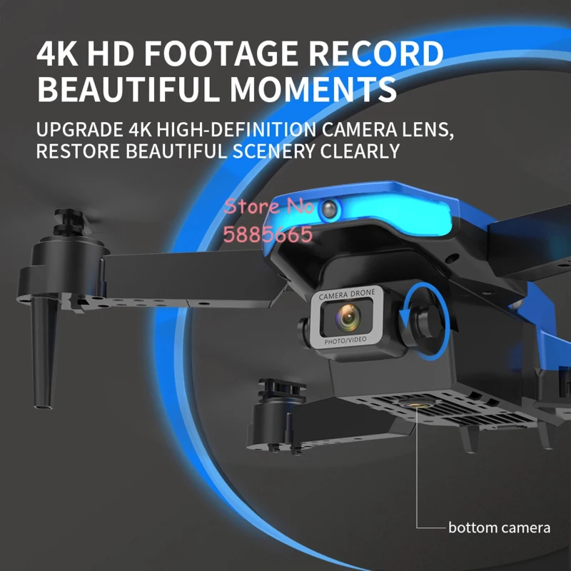 Drone Smart Rc Foldable - Dron RC z funkcją sterowania zdalnego,