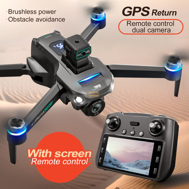 Drone Rc Helicopter With Camera - Podwójna kamera 8K 5G WIFI FPV