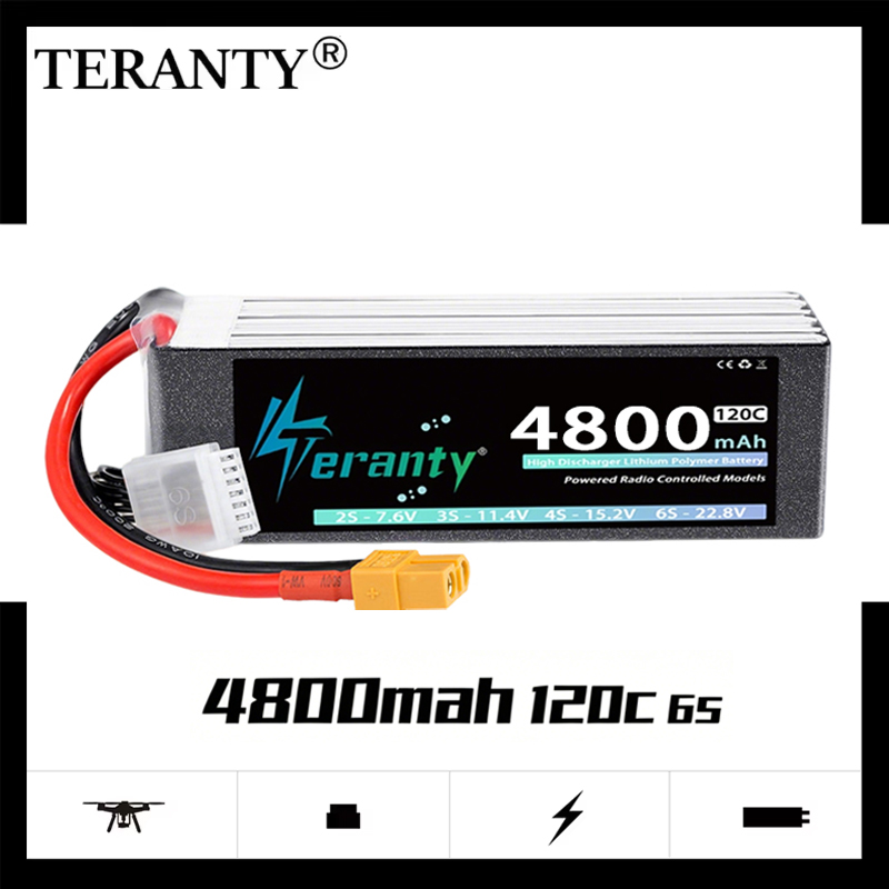 Drone Rc Board - TERANTY 6S 4800mAh Bateria Lipo 22.8V