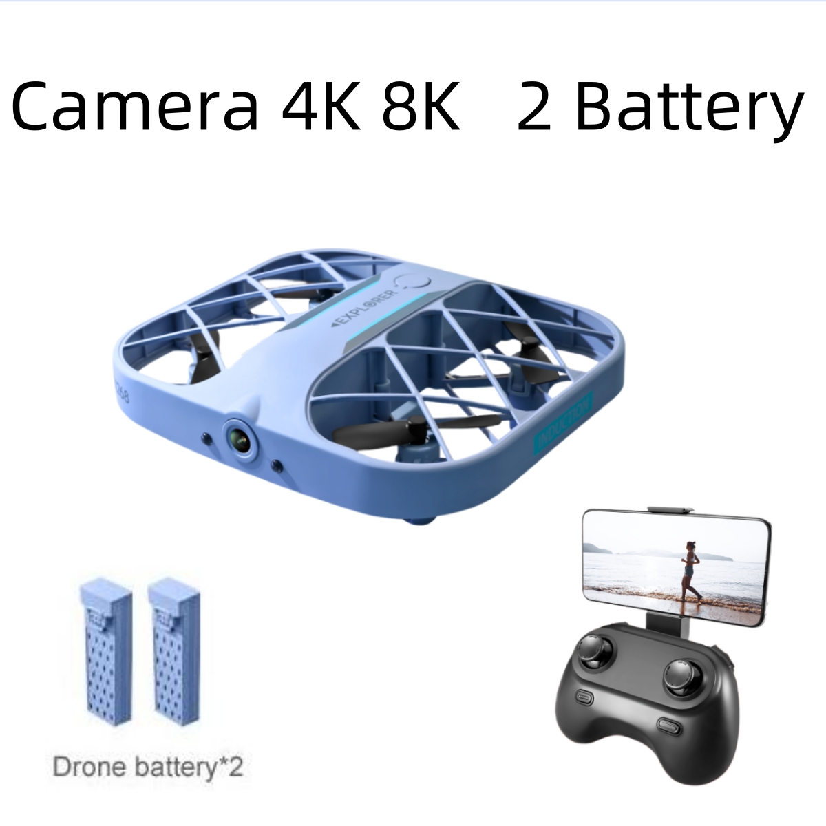 Drone Rc Helicopter With Camera - JJRC H107 FPV RC Dron z
