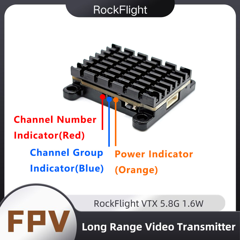 RockFlight TX663 VTX 5.8G 48CH – Drone Rc Controller And Receiver recenzja i cena