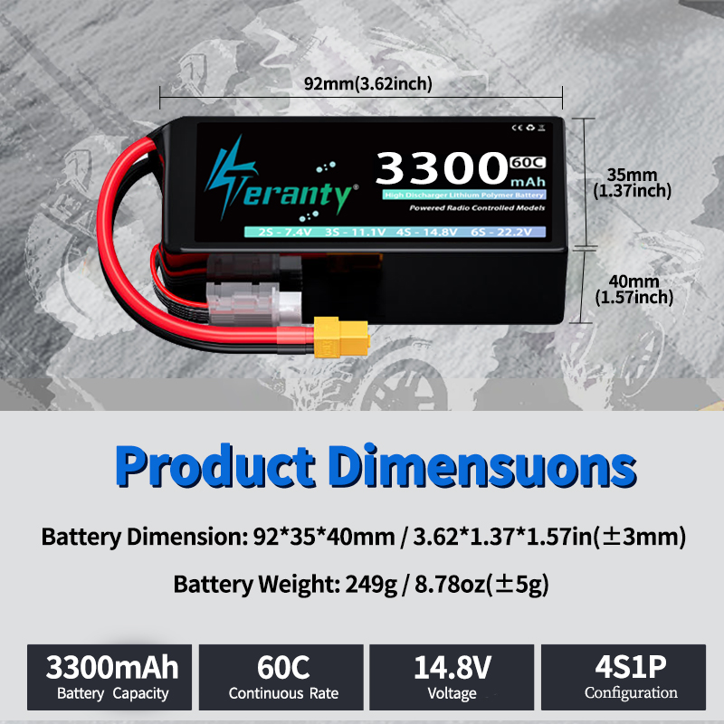 Bateria Lipo TERANTY 4S 3300mA – Drone Rc Board recenzja i cena