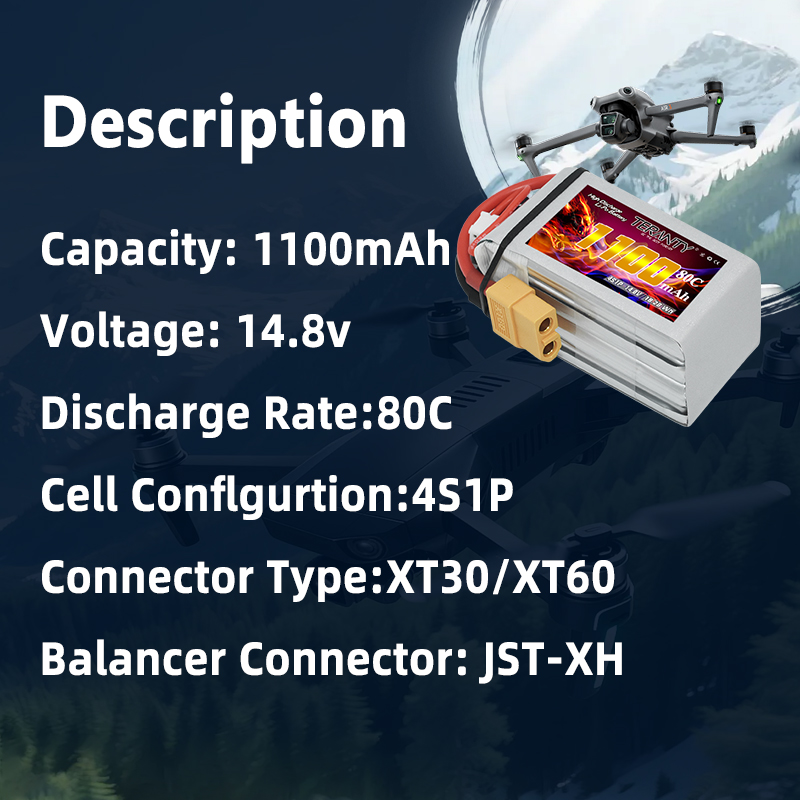 TERANTY 4S 1100mAh 80C/160C Ba – Drone Rc Board recenzja i cena