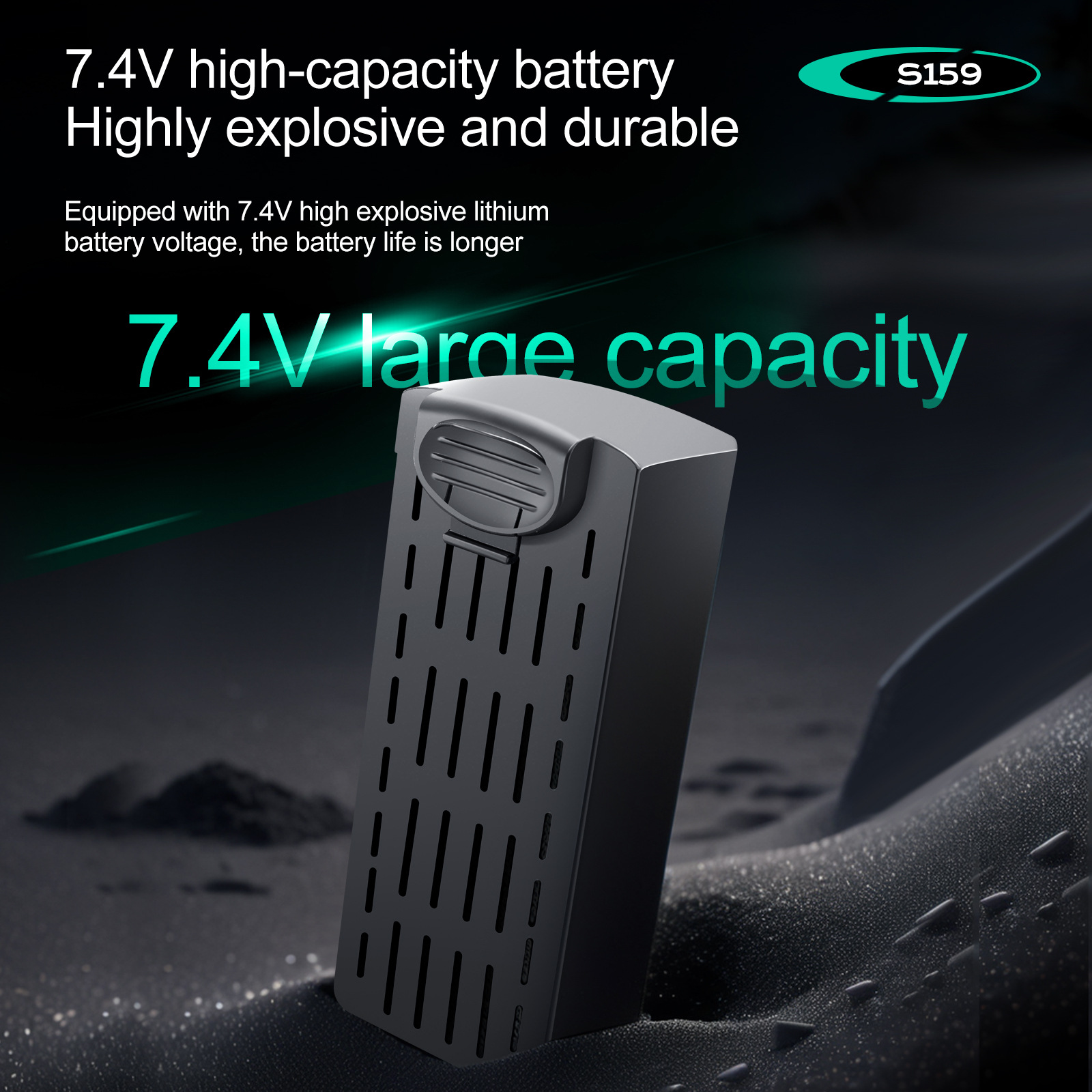 S159 Bateria 7.4V 2200mAH S159 – Lyzrc Drone recenzja i cena