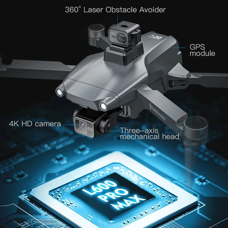 L600 PRO MAX GPS Drone Profesj – Drone Rc Helicopter With Camera recenzja i cena