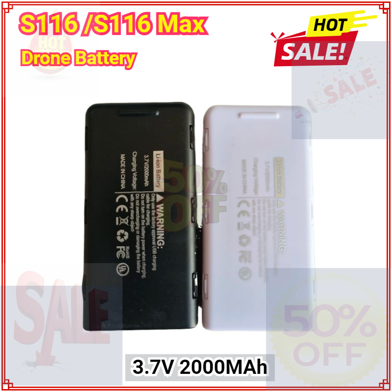 Bateria 3.7V 2000mAh do drona  – Drone Rc S116 recenzja i cena