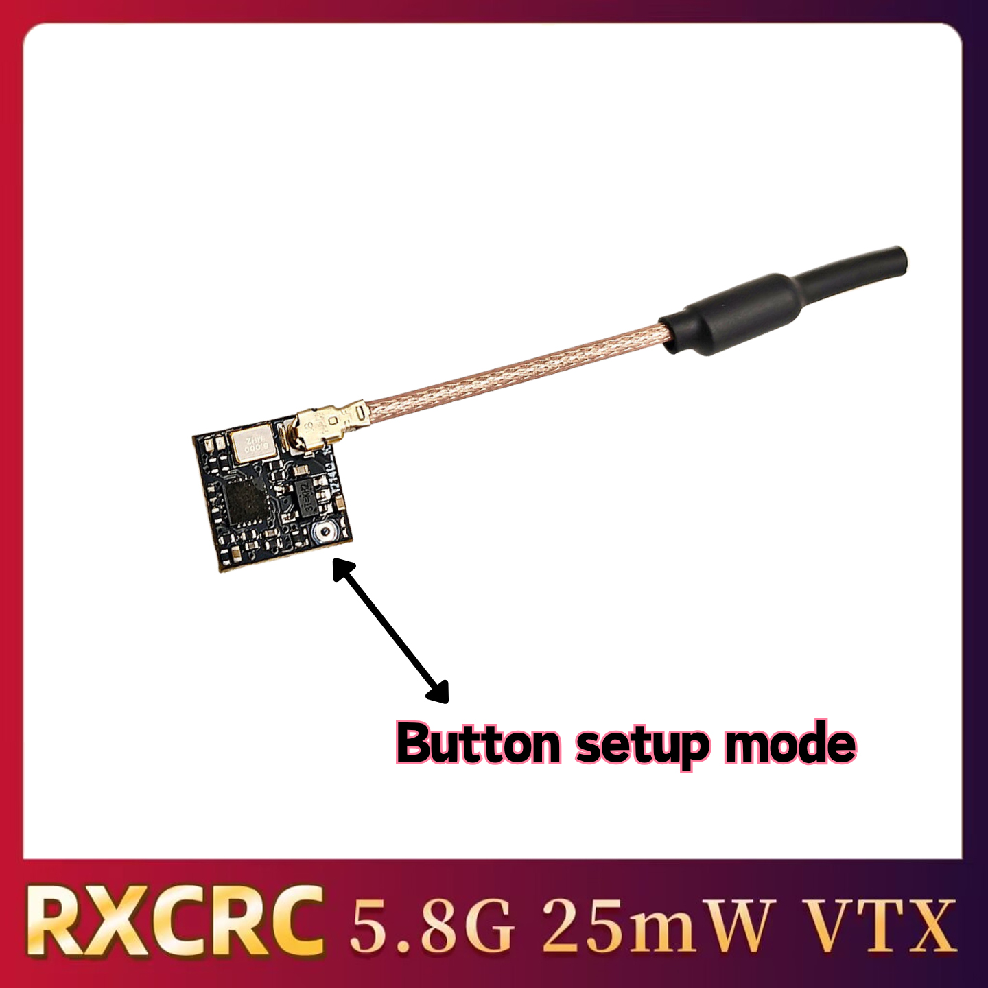 RXCRC 5.8GHz 48CH FPV 25mW Ana – Drone Rc Controller And Receiver recenzja i cena