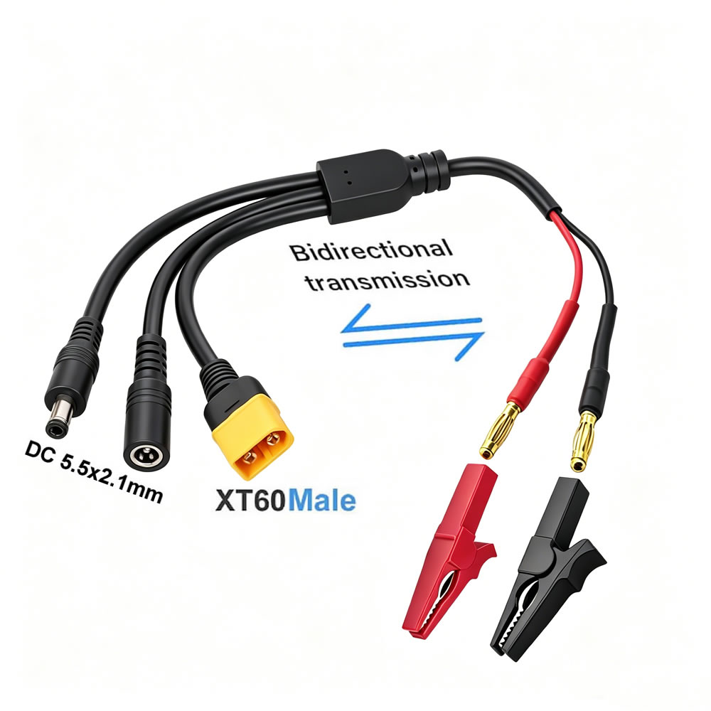 Kabel adapter 5-w-1 XT60 na wt – Drone Smart Rc recenzja i cena