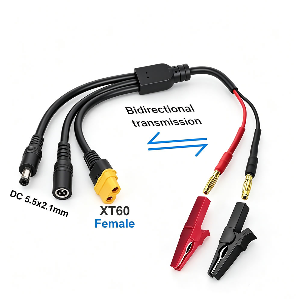 Kabel adapter 5-w-1 XT60 na wt – Drone Smart Rc recenzja i cena